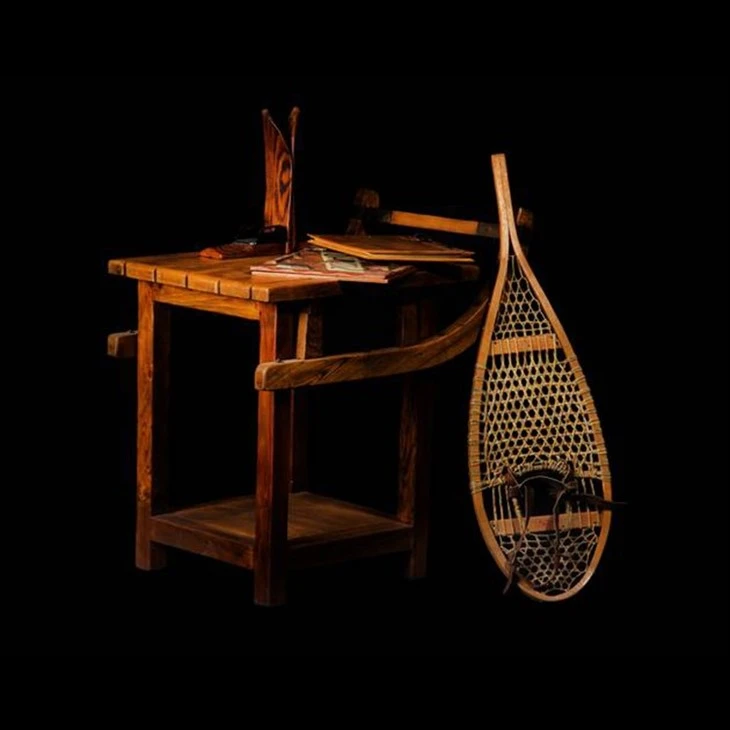Logging Sleigh Tea Table