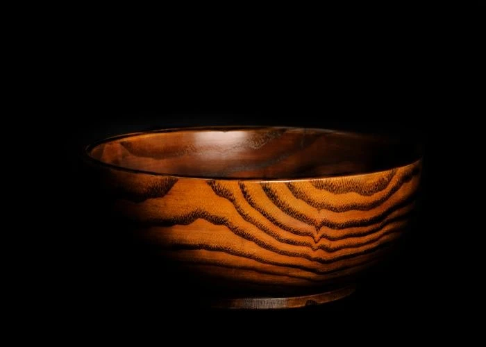 Natural Wood Grain Storage Bowl