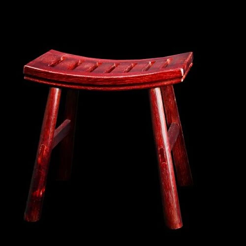 Rosewood Shoe Changing Stool Rosewood Shoe Changing Stool