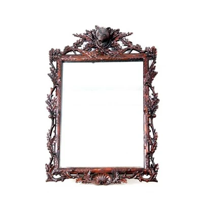 Black Forest Bear Mirror Frame