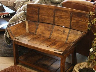 Buckboard Bench and Full Back