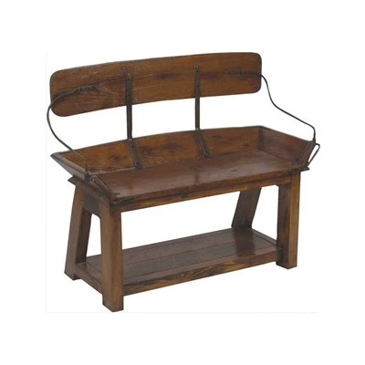 Buckboard Bench with Open Back