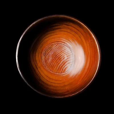 Natural Wood Grain Storage Bowl