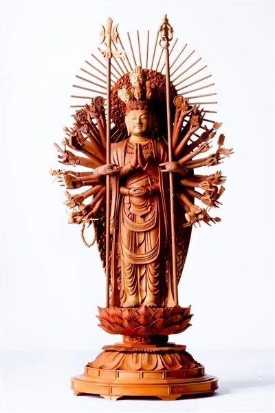 Woodcarving Thousand-armed Guanyin