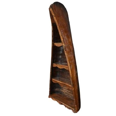 Wooden Canoe Bookshelf