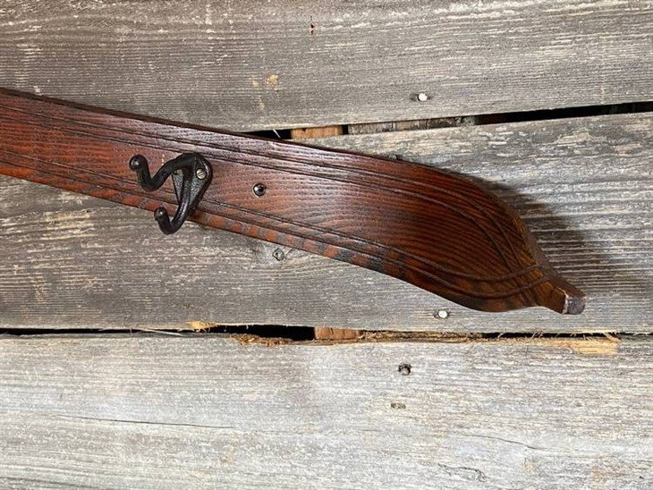 Wall Ski Coat Rack